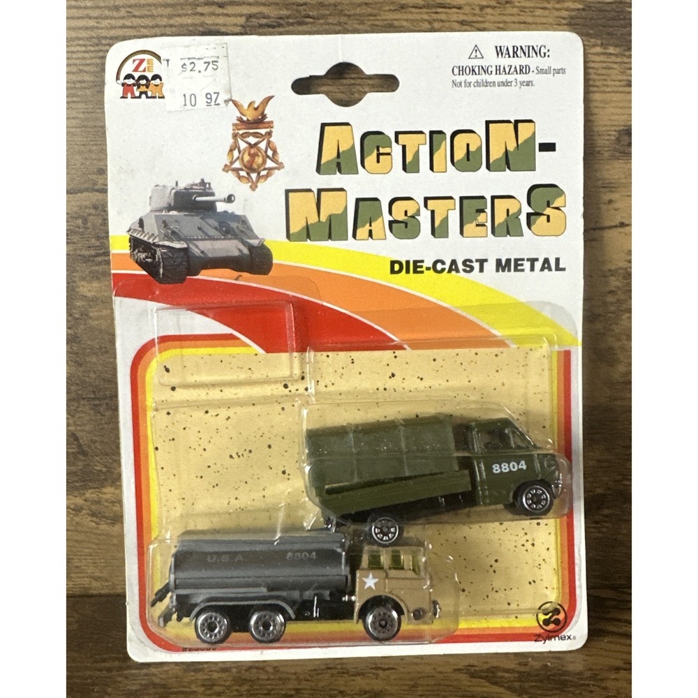 Rare ZYLMEX Action Masters diecast 2 Truck Pack 1:87 Scale Fast Safe Shipping